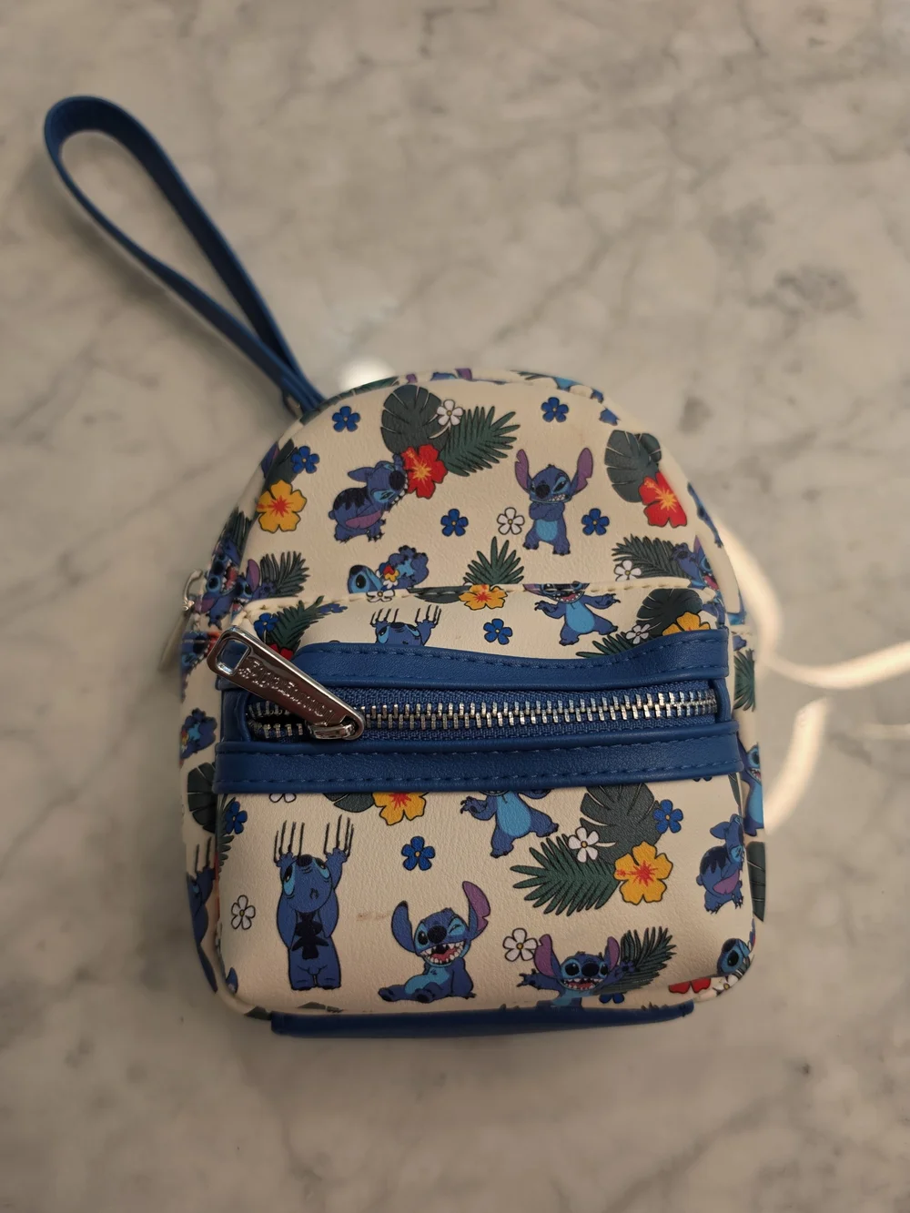 Loungefly Disney Mini Bag - Blue Stitch Tropical Print
